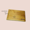 veldora teakwood cutting board juice groove fitur